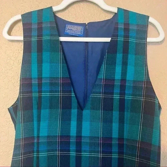 Vintage Pendleton Plaid Dress  - Picture 2 of 6